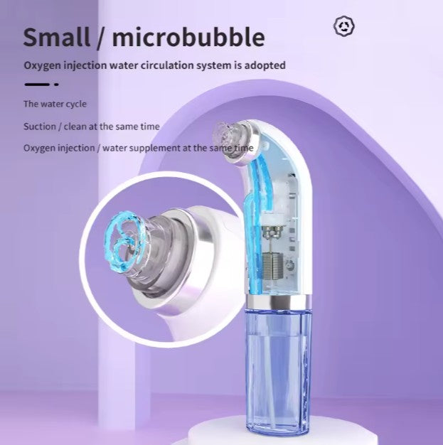 Rilique Micro-Bubble Blackhead Remover | Deep Pore Suction Cleaner